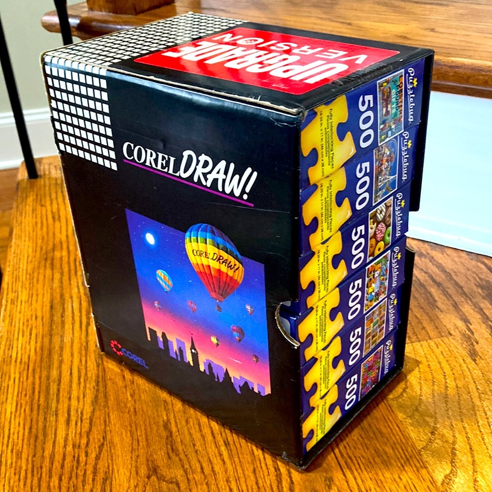 Puzzlebug 6 x 500 Piece Puzzles Vintage !!